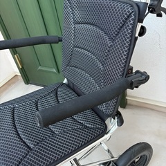 車椅子　簡易　介護　折りたたみの画像