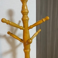 コートハンガー　ナチュラルの画像