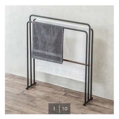 ニトリ　タオルかけ　洗濯物干しの画像