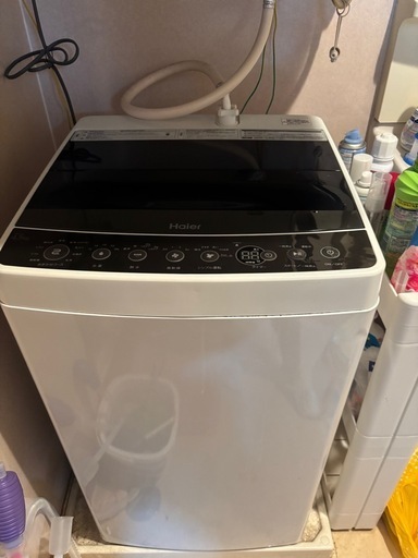 【お取引中】Haier 縦型洗濯機 4.5kg