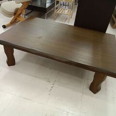 リユースのサカイ栃木店★ジモティ割あり★  座卓 木目ブラウン W120×D78×H35 クリーニング済み TC11980の画像