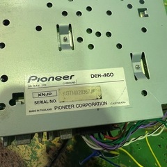 カロッツェリア　オーディオ　デッキ　の画像