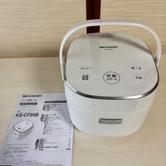 美品！　SHARP 炊飯器3号炊きの画像