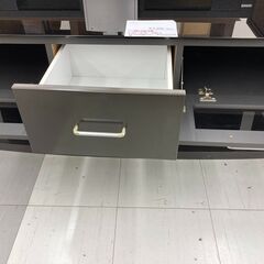 ★リユースのサカイ千葉中央店★  TVボード（硝子天板） 黒系 H49×D49×W150 クリーニング済み TC5792の画像