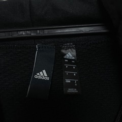 【値下げしました】adidas ニット フルジップパーカー LLサイズの画像