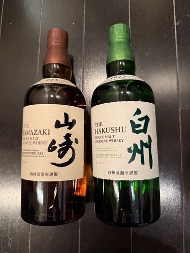 サントリー 白州・山崎ウイスキーセット　700ml 2本