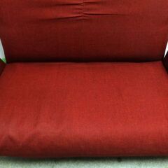 カジュアルソファ  2人掛 脚付き 幅140cm 中古 ☆店頭お引き取り歓迎【自社配送は札幌市内限定】【倉庫保管】の画像