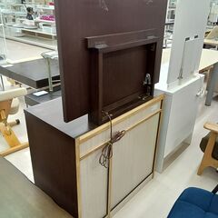 リユースのサカイ栃木店★ジモティ割あり★  ドレッサー ブラウン W80×D45×H138 クリーニング済み TC11982の画像