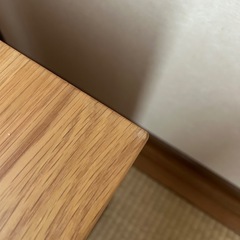 無印良品　無垢材テーブルベンチ　オーク材の画像