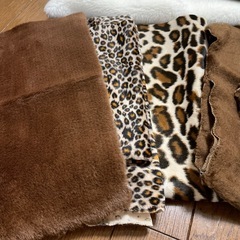 【へい様お取引決定】フェイクファー生地　まとめ売りの画像