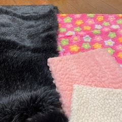 【へい様お取引決定】フェイクファー生地　まとめ売りの画像