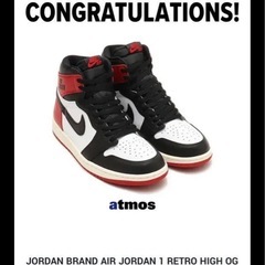 AIR JORDAN 1 RETRO HIGH OG BLACK TOE REIMAGINEDの画像