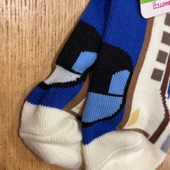 新品未使用　訳あり　キッズ　子ども　靴下　ソックス　電車　16〜20cm  4足セットの画像