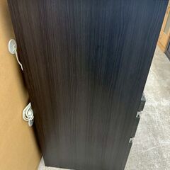 ★リユースのサカイ高崎店★TJ13646 (株)ニトリ レンジ台 黒 H101×D50×W90.5 クリーニング済みの画像