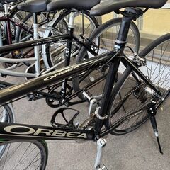 ★店頭にて試乗可★ J3350　【リユースのサカイ柏店】ORBEA　オルベア　　ロードバイク　ブラック　　700×23ｃ　3×7段変速　ブラック　　簡易クリーニング済　 中古自転車 　流山市 中古自転車 松戸市 中古自転車 我孫子市 中古自転車 船橋市 中古自転車 守谷市 中古自転車 取手市 中古自転車　の画像