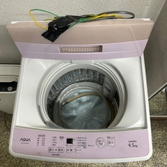 AQUA AQW-S4E4 洗濯機　4.5kgの画像