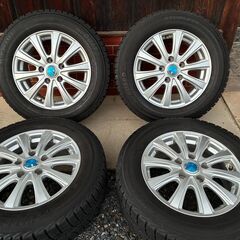 スタッドレスタイヤ＆アルミ４本セット　ヨコハマ　195/65R15　91Q　の画像