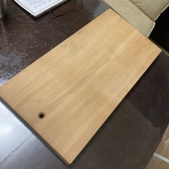 正月に　本格的　まな板の画像