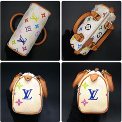 ルイヴィトン マルチカラー ミニスピーディ ハンドバッグ ショルダーバッグの画像