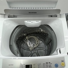 【ドリーム池田店♪ジモティ割対象】 アイリス 5kg洗濯機 IAW-T50E 2021年製 99680000038364の画像
