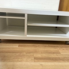 【キャスター付き】高さ調節可能 テレビ台｜収納棚タイプ｜配線しやすいの画像