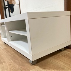 【キャスター付き】高さ調節可能 テレビ台｜収納棚タイプ｜配線しやすいの画像