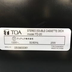 🎤カセットデッキの画像