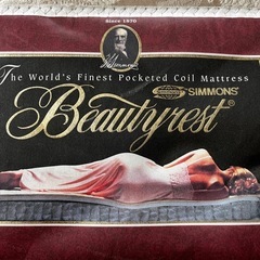 無料シモンズシングルベッド　マットレスの画像