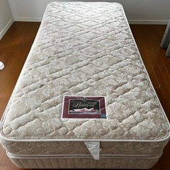 無料シモンズシングルベッド　マットレスの画像