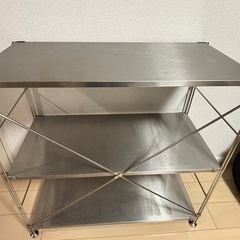 【受渡決定】MUJI ステンレスユニットシェルフの画像