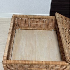 ラタンボックス(収納)の画像