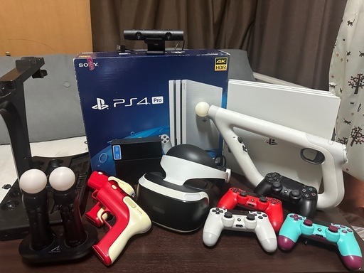 【PS4 Pro＋VR＋周辺機器セット まとめ売り】現状品