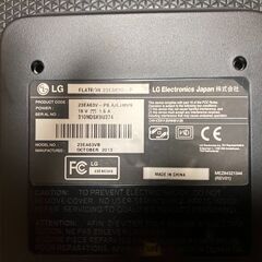 LG電子　PCモニター　２３インチ　ジャンク品　無料の画像