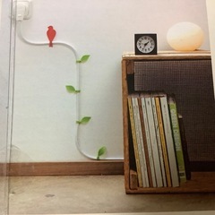 未開封　ケーブル固定具　ケーブルクリップ　鳥　リーフ　葉っぱ　ケーブル整理の画像