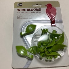 未開封　ケーブル固定具　ケーブルクリップ　鳥　リーフ　葉っぱ　ケーブル整理の画像