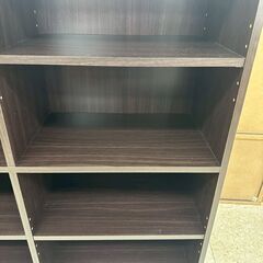 ★リユースのサカイ高崎店★TJ13653  棚 ダークブラウン H89×D29×W90 クリーニング済みの画像