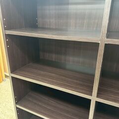 ★リユースのサカイ高崎店★TJ13653  棚 ダークブラウン H89×D29×W90 クリーニング済みの画像