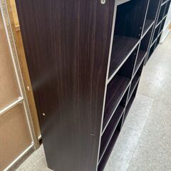 ★リユースのサカイ高崎店★TJ13653  棚 ダークブラウン H89×D29×W90 クリーニング済みの画像