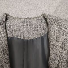 フリンジツイードジャケット　ワールドの画像