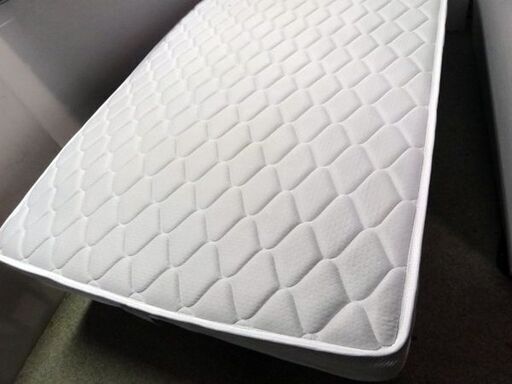 ノンスプリングマットレス グレー　※札幌市引き取り セミダブルサイズ コイルスプリングマットレスのみ 厚さ20cm 札幌市