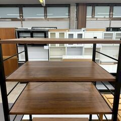 ★リユースのサカイ高崎店★TJ13656  ラック 茶/黒 H170.5×D45×W60 クリーニング済みの画像