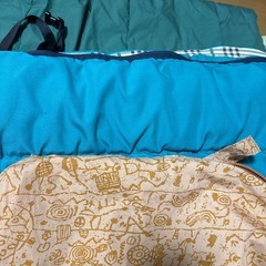 アウトドア寝袋2つ⭐︎モンベル寝袋カバー
の画像