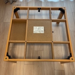 無印良品のこたつテーブル、こたつ布団、ラグの画像