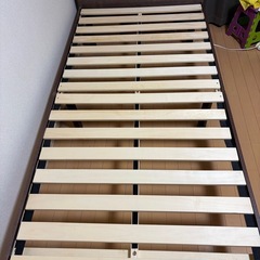 【無料】スノコベッドフレーム　アイリスオーヤマの画像