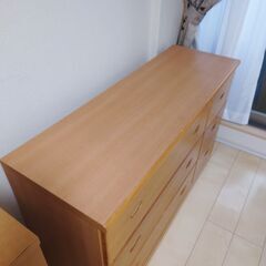 無料！木製3段ローチェストの画像