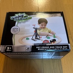 スピードシティ 木製トレイン 持ち上げよう！ クレーン&トレインセットの画像