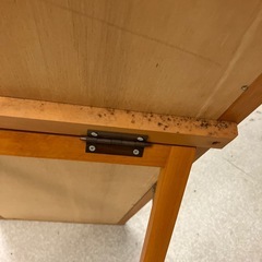 12/25まで店頭商品一部を除き半額クリスマスSALE!!開催中　サ2512-117 スタンドミラー 折りたたみ ブラウン キズ汚れ有りの画像