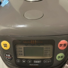 【内釜難あり】リンナイ IH炊飯器 RCK-A10SX 本体のみの画像