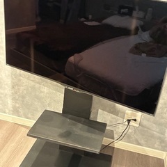 SHARP AQUOS LC-45US40 2017年製 液晶カラーテレビ&壁掛けテレビ台激安セット の画像