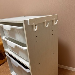 ニトリ　カラーボックス　引き出し付きの画像